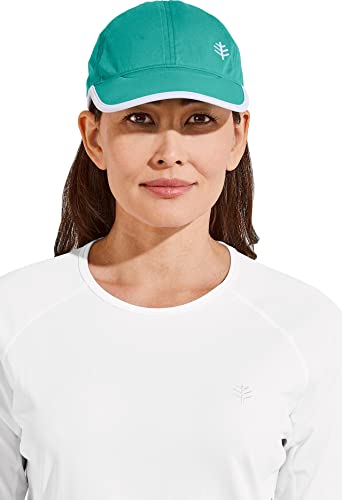 Coolibar UPF 50+ Gorra deportiva Wave Rider para hombre - Protector solar, Espuma de mar fresca, Large Cover