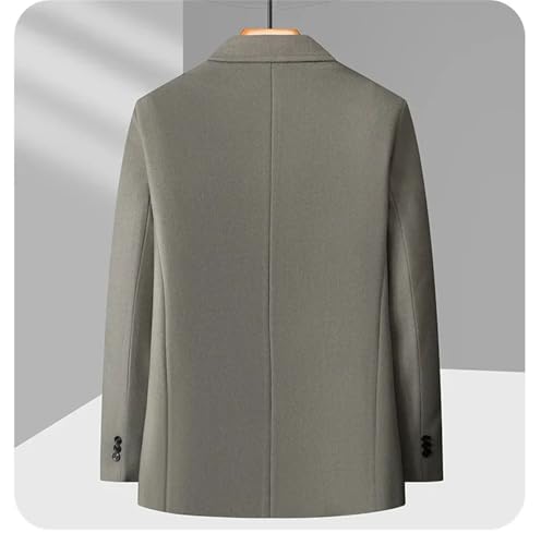 Men Plus Size Two-Button Suit Coat Autumn Winter Lightweight Office Events Casual Loose Fit Blazer3