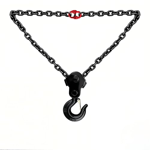 Image of Forklift Lifting Hook, 6600 LBS, 360 Swivel Forklift Attachment (31.6in)