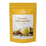 Go-Yogik Golden Turmeric Milk with Ashwagandha, Ginger and Ceylon Cinnamon | Vegan | Ayurveda Inspired | 100g(40 cups)|