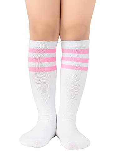 Century Star Kids Child Soccer Socks Knee High Tube Socks Toddler Girls Uniform Socks Cotton Sport Stocking for Boys