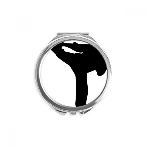 Espejo de maquillaje portátil de Shaolin Kung Fu, ideal para llevar en tu bolso de viaje diario.