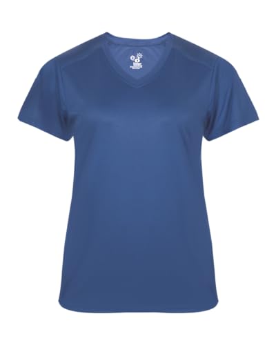Badger Sports Ultimate Ladies' V-Neck Tee Royal Blue Medium