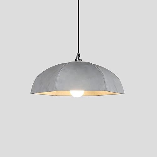 Miniatura 4 de Concrete Flower Pendant Light Vintage Farmhouse Industrial Pendant Lighting Large Mid Century Modern Ceiling Hanging Lamp Rustic Chandelier for