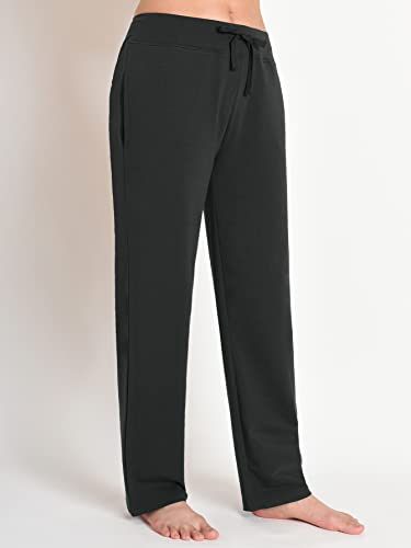 Latuza Women's Petite Cotton Lounge Pants With Pockets Xlp Black #TOP1