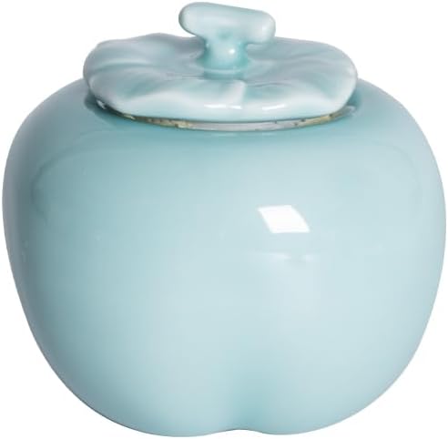 SONGCHAO Sugar Jar Tea Can Ceramic Mini Small Sealed Can Pu'er Black and Green Tea Storage Can Portable Tea Can Tea Canister