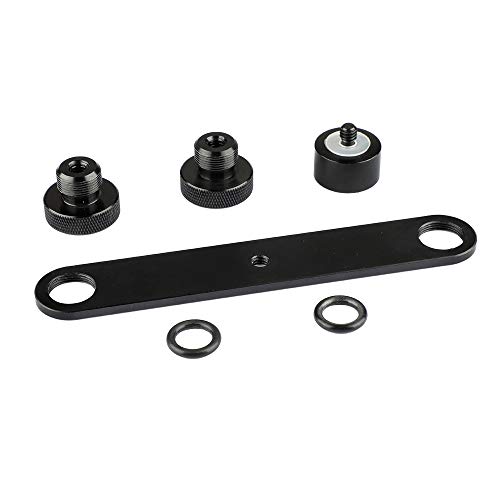 Support de microphone en T CAMVATE double pour fixer deux micros sans encombrement