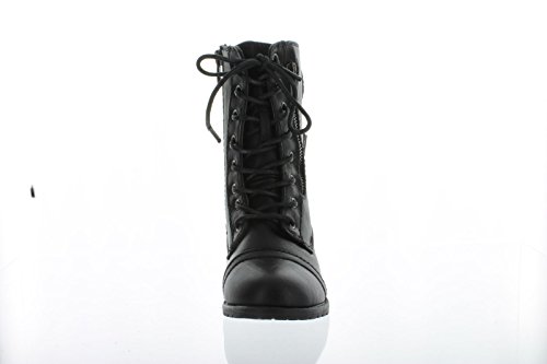 Link Mango-61K Girls Zipper Military Combat Boot3