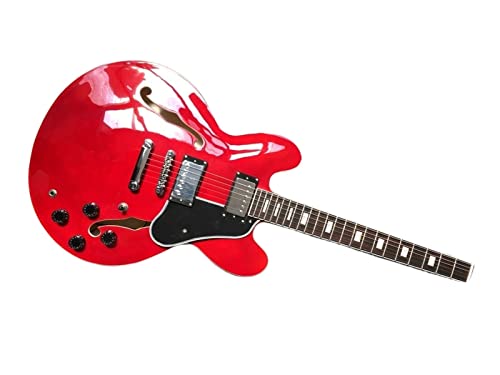AMINIY Guitare électrique Touche en Bois de Rose en Bois Complet Acoustique Stringélectrique Guitare de Guitare Rouge… - Les Beatles, Paul McCartney, John Lennon, RIngo Starr, George Harrison AMINIY Guitare électrique Touche en Bois de Rose en Bois Complet Acoustique Stringélectrique Guitare de Guitare Rouge…