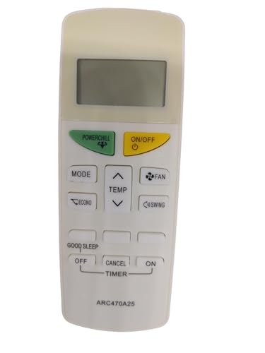 Image of AMAZOR Ac Remote- Model 132A ARC470A25 Compatible with Daikin Ac Remote Original | Suitable for 1 | 1.2 | 1.3 | 1.5 | 1.8 | 2 | 2.2 | 2.5 | 3 Ton Split and Window Air Conditioner