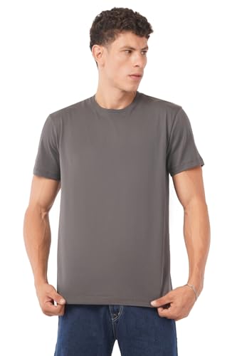 Image of Men's Cotton T Shirt Combo Pack of 3 - Plain Round Neck Solid Black & White Tees, Regular Fit, Half Sleeve Casual Wear for Men (Sizes S-4XL)