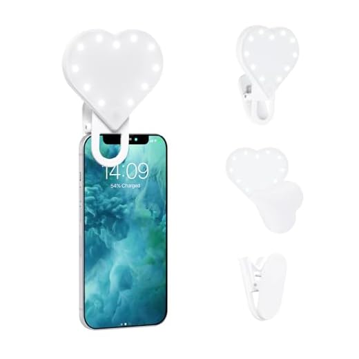 Portable Clip-On LED Makeup Mirror