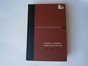 Hardcover Hilgard and Marquis' Conditioning and Learning. Book