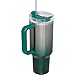 STANLEY Quencher H2.0 FlowState Stainless Steel Vacuum Insulated Tumbler with Lid and Straw for Water, Iced Tea or Coffee (Pine Gradient, 40 oz)