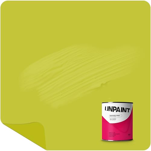 UNPAINT, Removable paint, Peelable, Biodegradable, Green, Matte, Ultra Low VOC,