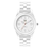 Wasserdichtigkeit bis 10 ATM Ice-Watch - ICE slim White - Weiße Herren/Unisexuhr mit Plastikarmband - 015776 (Medium)
