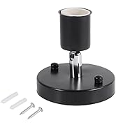 Sluffs Tischlampensockelhalter, 1 Stück, E27, Moderne Vintage-Deckenleuchte, Wandmontage, Lampenf...