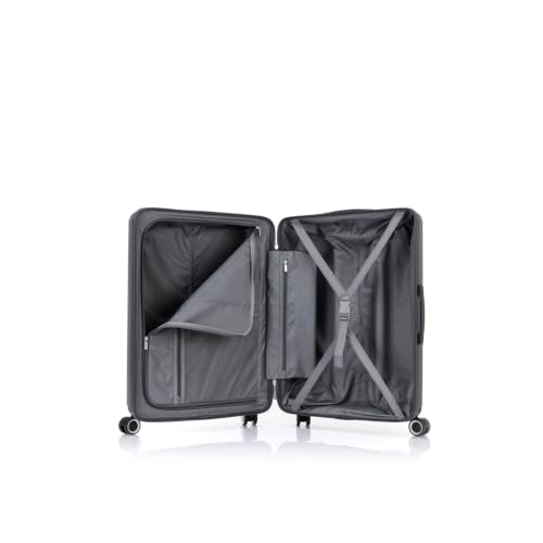 Image of Samsonite Trolley Bag Suitcase for Travel | STAREN 67 Cms Polycarbonate Hardsided Medium Check-in Luggage Trolley Bag, Graphite