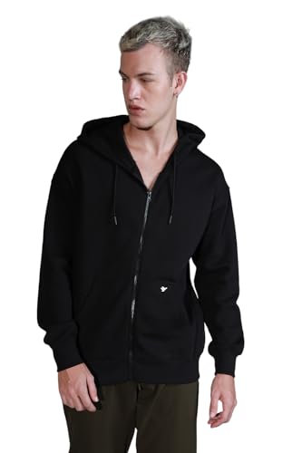 Image of Hubberholme Men Purple Cotton Long Sleeves Regular Hood Sweatshirts HHMSSW23002