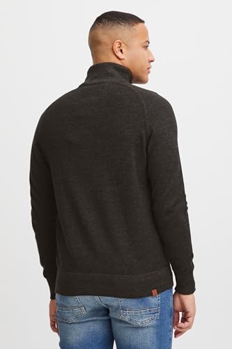 Pull troyer en maille pour homme BLEND en pur coton regular fit