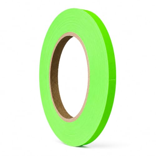 GGR Supplies T.R.U. CGT-80F Fluorescent Green Spike/Gaffers Tape 1/2 in x 60 yd &ndash; Superior...