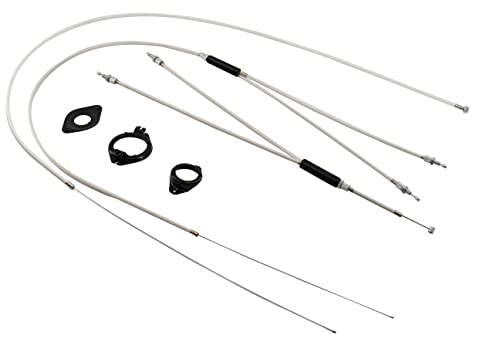 WEERAS Brake Cable and Housing, BMX Bike Bicycle Gyro Brake Cables Front and Rear (Upper and Lower...
