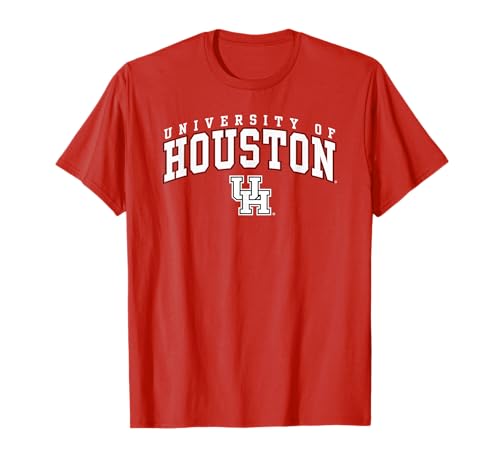 Houston Cougars Arch Over Red Officially Licensed T-Shirt