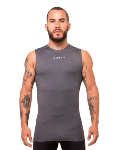 Camiseta Regata de Compressão Térmica Reflect Run Surty