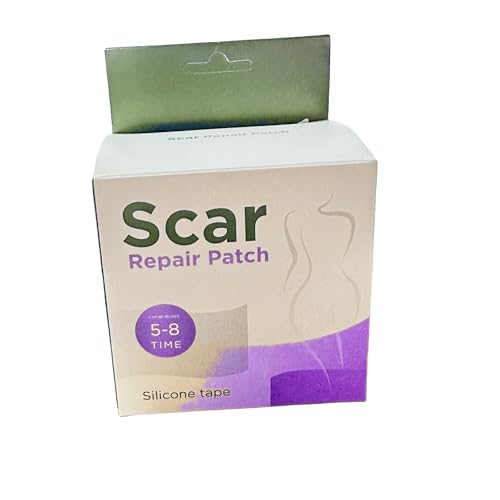 Tiritas de silicona para cicatrices, V2, reutilizables, de silicona, hojas de eliminación de cicatrices para cicatrices por sección C, operaciones, quemaduras, queloides, sin medicamentos (rollo de 4