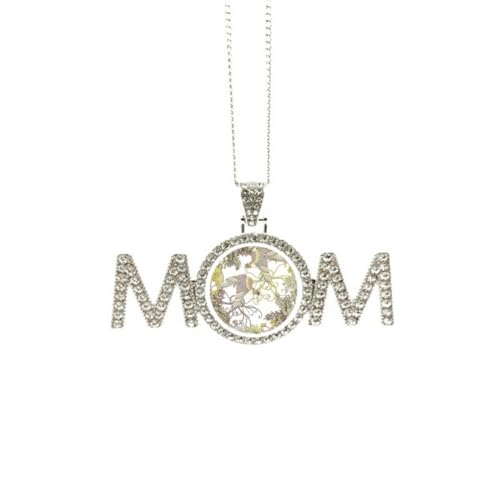 Collier ukiyo-e avec arbre à fleurs et oiseau pour pendentif anniversaire maman taille M