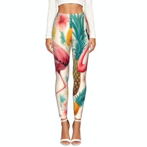 Leggings de flamenco elásticos ideales para tus paseos veraniegos y yoga en casa 2