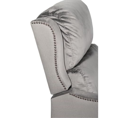 Sillón Reclinable Tradicional Gris miniatura 6