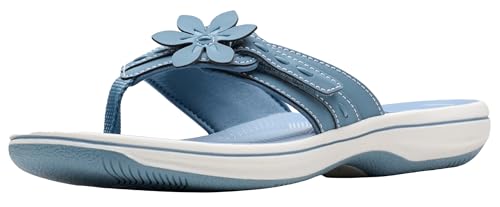 Image of Clarks Women's Breeze Opal Cloudsteppers Flip-Flop | Casual Sandals