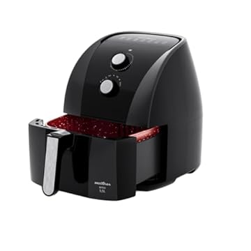 Fritadeira Air Fryer Britânia 5,5L 1500W BFR50 Redstone 220V