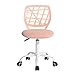 Produktbild FurnitureR Home Office Stuhl Ergonomischer justierbarer Höhendreher Rolling Computer Executive Stuhl für Home Office Arbeitszimmer, Candy Pfirsich rosa
