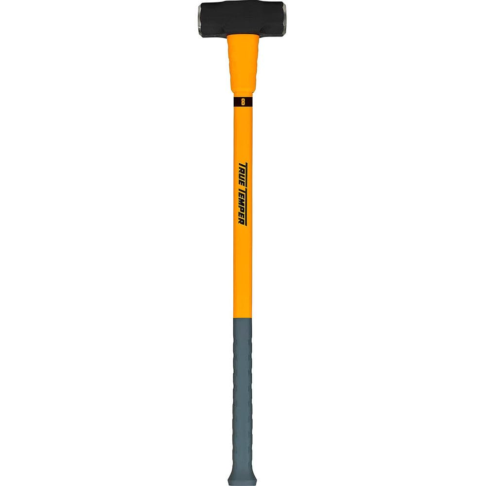 8 LB SLEDGE HAMMER 36 IN FGL HDL by TRUE TEMPER – Yellow; Gray, Model 20184900