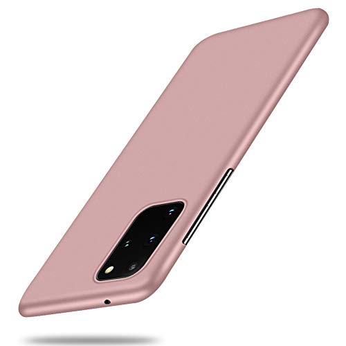 Meidom Ultra Dünn Handyhülle für Samsung Galaxy S20 Plus Hülle [Anti-Fingerabdruck] Kompatibel mit Samsung Galaxy S20+ Schutzhülle (6,7 Zoll) - Matt Roségold Cover
