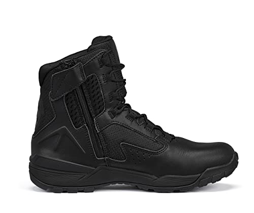 TACTICAL RESEARCH TR1040-ZWP 7” Waterproof Ultralight Black Tactical Boot for Men - Leather & Nylon with BBP Lining & TR HiTRAC Outsole - EMS, Security & Police Boots2