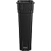 Amazon Basics 23 Gallon Commercial Slim Trash Can, No Handle, Black, 4-Pack - TCN2030BK4A
