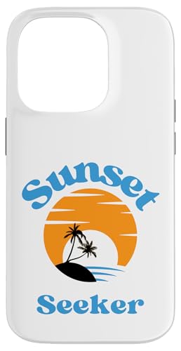 Sunset Seeker �r�[�`�A�C�����h�p�[���c���[�Z�b�e�B���O �X�}�z�P�[�X iPhone 14 Pro �p