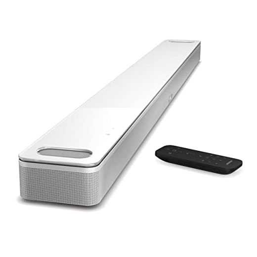 Bose Smart Soundbar 900 Dolby Atmos com Alexa integrada, conectividade Bluetooth – Branco