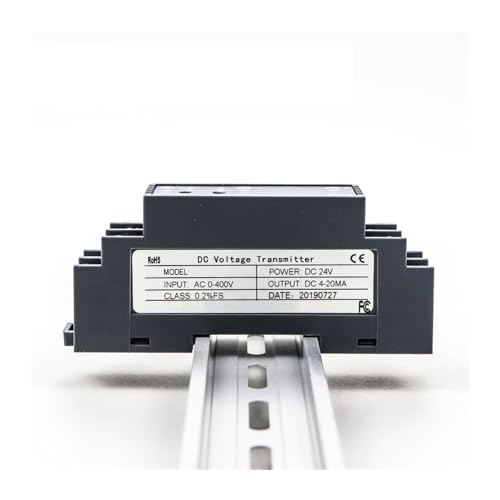 Transmetteur de tension CC 0-500V avec sortie 4-20mA pour rail DIN - 3