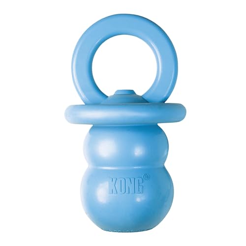 KONG Puppy Binkie - Pacifier Dog Toy for Puppies - Stuffable Treat Chew Toy for Treats - Durable...