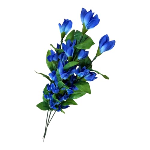 【敬老の日特集】赤バラとリンドウのキューブアレンジメント