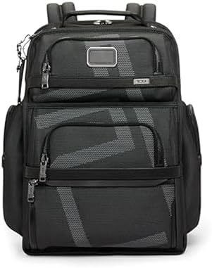 'TUMI - Alpha Brief Pack - 15'' Laptop Backpack with Padded Adjustable Straps - Laptop Bag - Stores Laptop, Tablet, Toiletries'