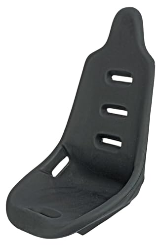 JEGS Pro High Back Race Seat | Black Polyethylene | 13 LBS | 17 Degree Back Angle | 32.250 in. H x 21 in. W x 20 in. D