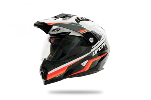 Casque Aries UFO PLAST XL avec double visière et ventilation maximale