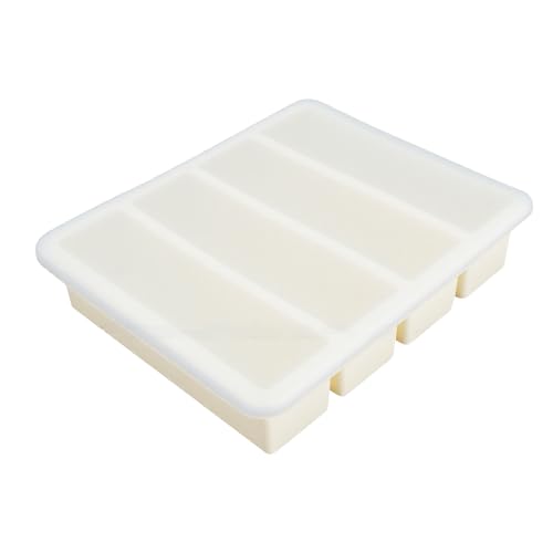 Molde para hielos largo de silicón con tapa miniatura 3