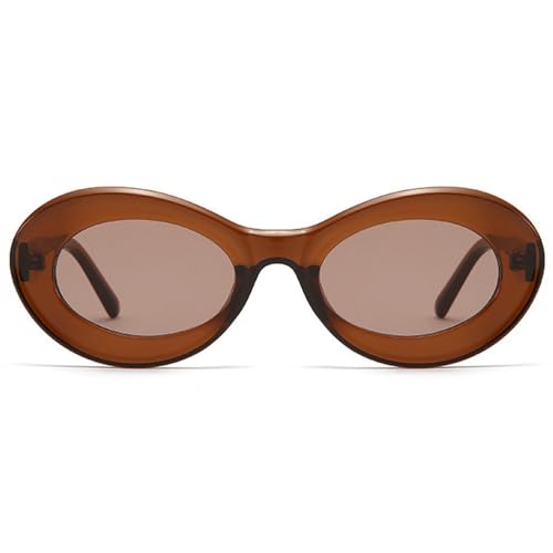 Oval Sunglasses Womens Men Fashion Trendy Sun glasses Retro Shades Oversized 90s Thick Shades Classic Sun Glasses N48