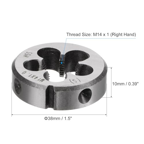 Terraja de corte HSS M14 x 1 herramienta duradera de alta precisión 3